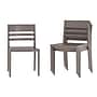 Flash Furniture Bridgeport Stacking Patio Chairs, Slatted Backrest in Gray, 4/Pack (4DHF317APPGRY)~#|#~sp278278743_sc7