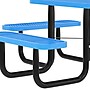 Flash Furniture Creekside Outdoor Picnic Table, 46" Square in Blue (SLFEMS46BL)~#|#~sp278278747_sc7