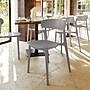 Flash Furniture Dover Stacking Patio Chair, Curved Backrest in Gray (DHF340APPGRY)~#|#~sp278278779_sc7