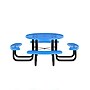 Flash Furniture Creekside Outdoor Picnic Table, 46" Round Blue (SLFEMR46H60LBL)~#|#~sp278278786_sc7