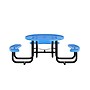 Flash Furniture Creekside Outdoor Picnic Table,  46" Round, Wheelchair Accessible, Blue (SLFEMR46ADABL)~#|#~sp278278788_sc7