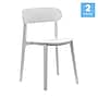Flash Furniture Dover Stacking Patio Chairs, Curved Backrests in White, 2/Pack (2DHF340APPWH)~#|#~sp278278803_sc7