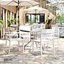 Flash Furniture Bridgeport Stacking Patio Chairs, White, 2/Set (2DHF317APPWH)~#|#~sp278278834_sc7