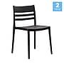Flash Furniture Bridgeport Stacking Patio Chairs, 2/Set (2DHF317APPBLK)~#|#~sp278278841_sc7