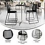 Flash Furniture HERCULES Plastic Air-Vent Back Counter Stool, Black, 3/Pack (3RUT498ACSBK)~#|#~sp278351132_sc7