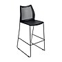 Flash Furniture HERCULES Plastic Air-Vent Back Bar Stool, Black (RUT498ABSBK)~#|#~sp278351154_sc7