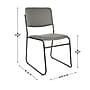 Flash Furniture HERCULES Series Vinyl Stacking Chair, Gray (XU8700GRYBVYL30)~#|#~sp278425319_sc7