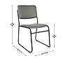 Flash Furniture HERCULES Series Vinyl Stacking Chair, Gray, 5/Pack (5XU8700GYBVYL30)~#|#~sp278425516_sc7