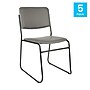 Flash Furniture HERCULES Series Vinyl Stacking Chair, Gray, 5/Pack (5XU8700GYBVYL30)~#|#~sp278425572_sc7