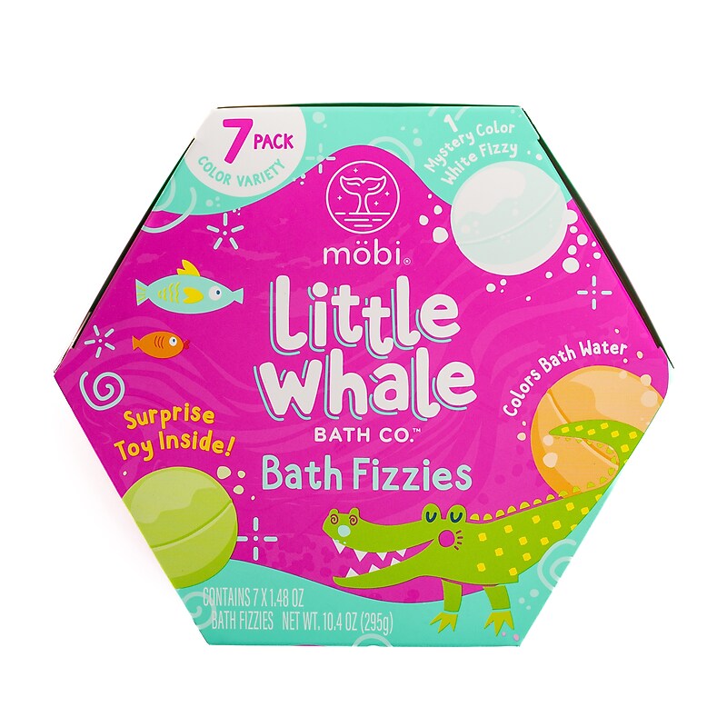 Little Whale Bath Co. Bath Fizzies, 7/Pack (MGMBF2) image 1