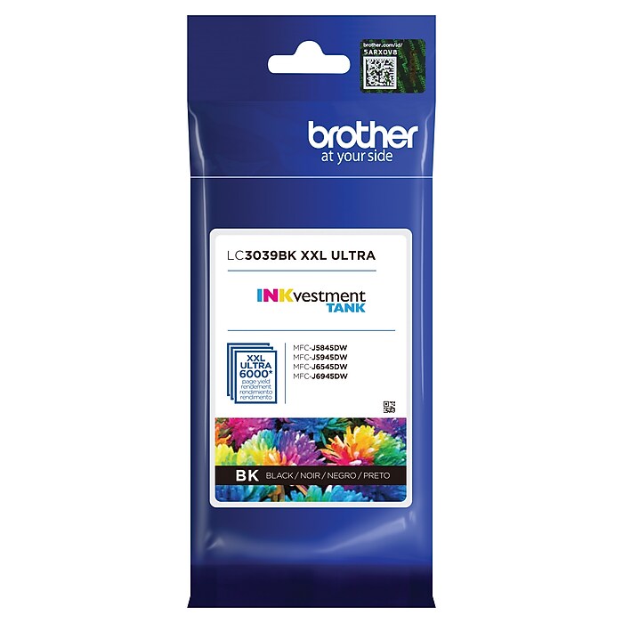 Brother LC3039BK Black Ultra High-Yield Ink Tank Cartridge | Staples