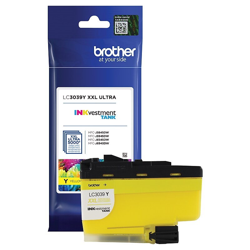 Brother LC3039Y Yellow Ultra High Yield Ink Tank Cartridge image 1