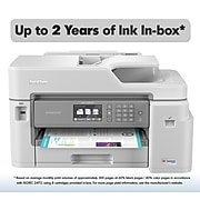 Brother MFC-J5845DW XL Extended Print INKvestment Tank Color Inkjet All-in-One Printer
