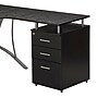 Techni Mobili Modern L-Shaped Computer Desk with File Cabinet, Espresso (RTA-4804L-ES)~#|#~sp28111350_sc7