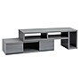 Techni Mobili Manufactured Wood Console TV Stand, Screens up to 65", Gray (RTA-7050-GRY)~#|#~sp28111352_sc7