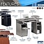 Techni Mobili Complete Computer Workstation Desk With Storage, Gray (RTA-8211-GRY)~#|#~sp28111367_sc7