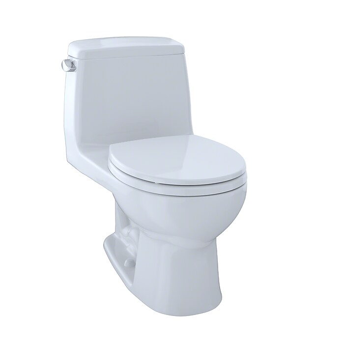 Toto Eco UltraMax One-Piece Round Bowl 1.28 GPF Toilet, Cotton
