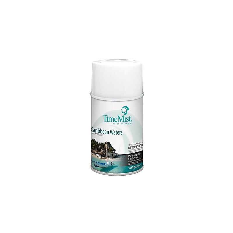 TimeMist Air Freshener Refills, Caribbean Waters, 12/Pack (1042756) image 1