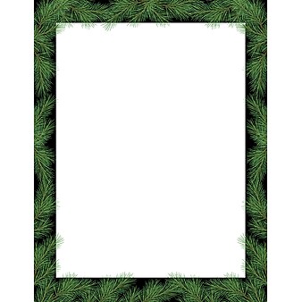 Great Papers!® Christmas Pine Holiday Letterhead, 8.5" x 11", 80/Sheets (2018009)