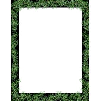 Great Papers!® Christmas Pine Holiday Letterhead, 8.5" x 11", 80/Sheets (2018009)