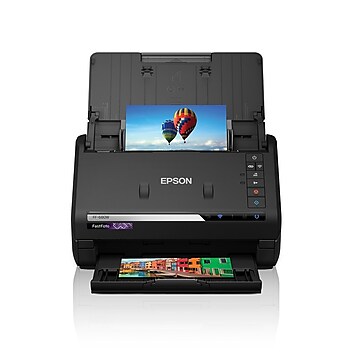 Epson FastFoto-680W USB/Wireless Photo Scanner, Black