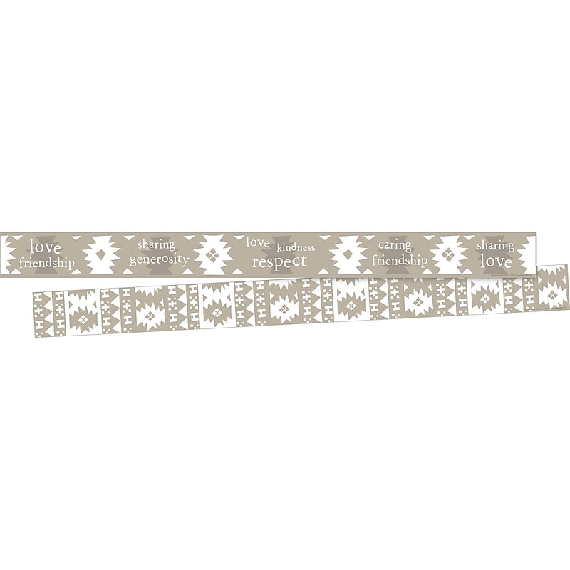 Barker Creek Double-Sided Border, 35" x 3", Friendship, 12/Pack (BC926) image 1