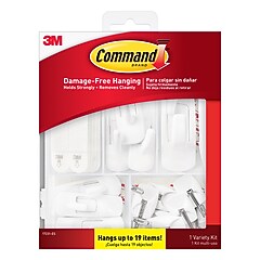 Cosmic Command PR 4枚セット！ Command Assorted Hook Kit, White, 54/Pack (17231-ES) | Staples