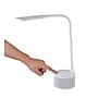 Bostitch LED Desk Lamp with Bluetooth Speaker & USB Charging Port, 14.63"H, White (VLED1817-BOS)~#|#~sp28876360_sc7