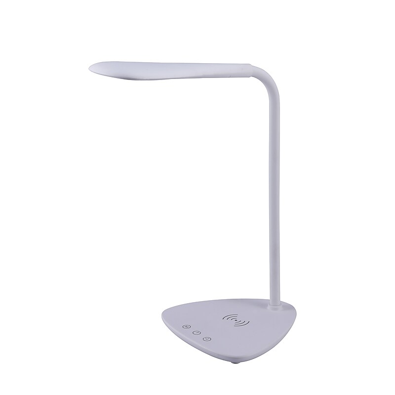 Bostitch Flexible Wireless Charging LED Desk Lamp, White  (VLED1816-BOS) image 1