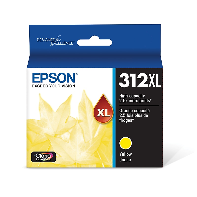Epson T312XL Yellow High Yield Ink Cartridge image 1