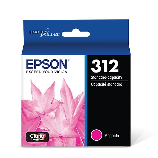 Epson 312 Magenta Ink Cartridge, Standard Yield at Staples