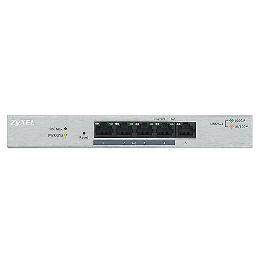 Zyxel GS12008HP Managed 8Port Gigabit POE+ Desktop Switch