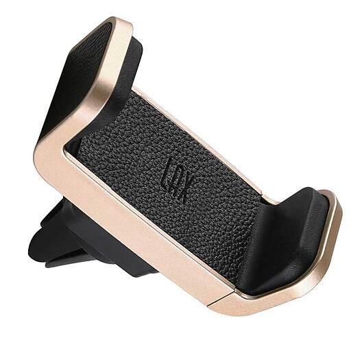 LAX Luxurious Vegan Leather Car Mount Phone Holder for Smartphones