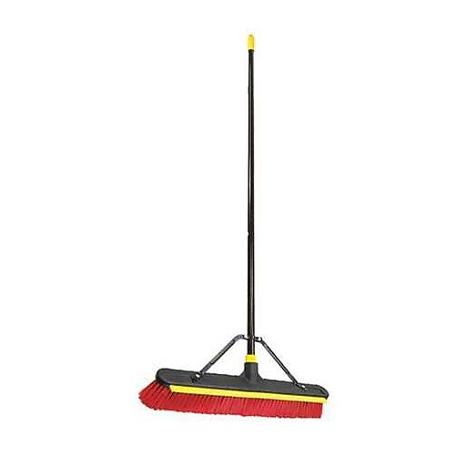 Quickie Bulldozer 24" 2In1 Squeegee Pushbroom (635SU) Staples