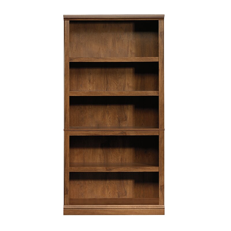 Sauder Select 70"H 5-Shelf Bookcase, Oiled Oak (410367) image 1