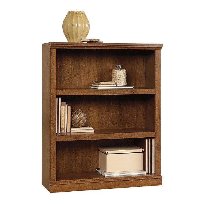Staples bookcases oak discount
