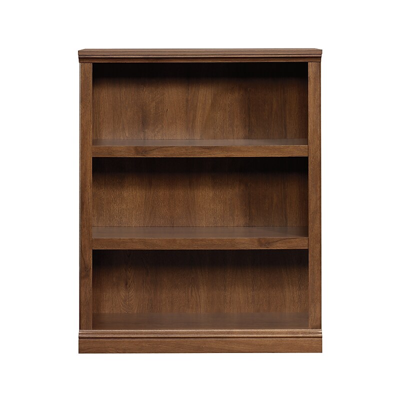 Sauder Select 44"H 3-Shelf Bookcase, Oiled Oak (410372) image 1