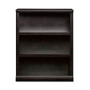 Sauder Select Collection 3-Shelf 44"H Bookcase, Estate Black (420175)