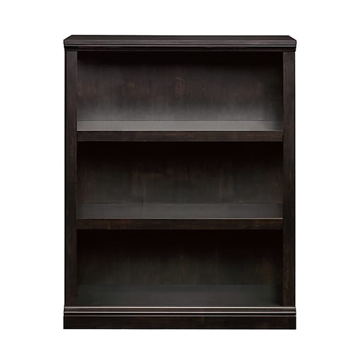Sauder Select Collection 3 Shelf 44 H, Sauder Select Collection 3 Shelf Bookcase Estate Black Finish