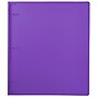 JAM Paper® Plastic 1 Inch Binder, Purple 3 Ring Binder, Sold Individually (218912242)~#|#~sp29737880_sc7