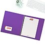 JAM Paper® Plastic 1 Inch Binder, Purple 3 Ring Binder, Sold Individually (218912242)~#|#~sp29737881_sc7