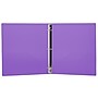 JAM Paper® Plastic 1 Inch Binder, Purple 3 Ring Binder, Sold Individually (218912242)~#|#~sp29737882_sc7