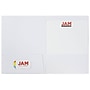 JAM Paper Linen 2-Pocket Folders, Multicolored, Assorted Business Colors, 6/Pack (24365119)~#|#~sp29737920_sc7