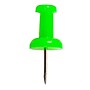 JAM Paper Push Pins, Lime Green, 2 Packs of 100 (522416893A)~#|#~sp29737932_sc7