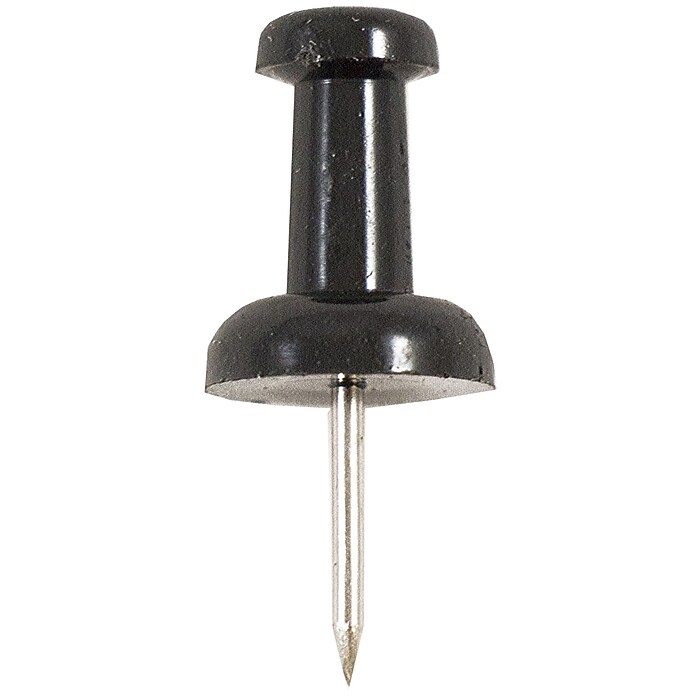 JAM Paper Push Pins, Black, 2 Packs of 100 (222419046A) | Staples