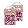 JAM Paper Push Pins, Baby Pink, 2 Packs of 100 (222419048A)~#|#~sp29738290_sc7