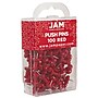 JAM Paper Pushpins, Red, 2 Packs of 100 (2242955A)~#|#~sp29738299_sc7