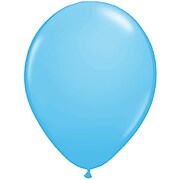 JAM Paper® Party Balloons, 12 Inch Latex Balloons, Light Blue, 36/Pack (377834372A)