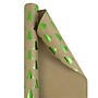 JAM Paper Christmas Wrapping Paper, 25 Sq. ft. x 30",  Assorted Colors (165KTRG)~#|#~sp29738818_sc7