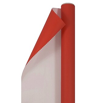 JAM Paper® Assorted Gift Wrap, Matte Wrapping Paper, 25 Sq. Ft Each, Autumn Colors, 4 Rolls/Pack (170128191ASSTAH)
